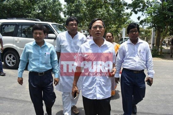 Mass Starvation hits Tripura hills : MP Jiten meets CM